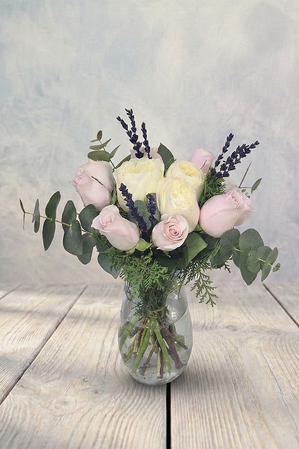 Provence Rüyası Gül ve Lavanta Aranjmanı