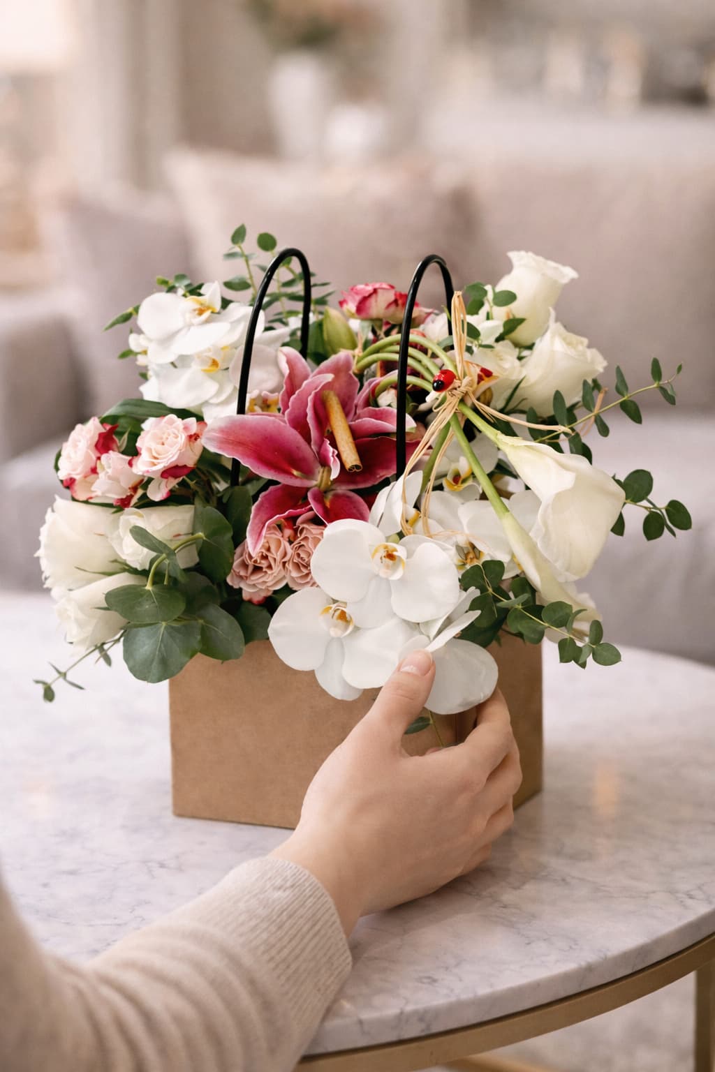 Zarafet Bahçesi Orkide, Lilyum ve Gala Tasarımı